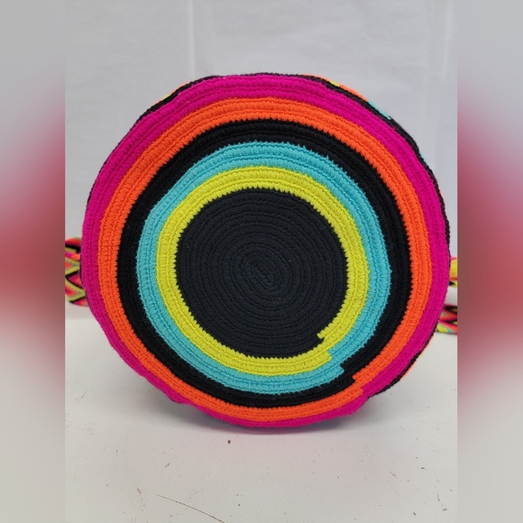 Hippie Boho Hobo Crossbody Bag Wayuu Mochila Tribal - Picture 6 of 11